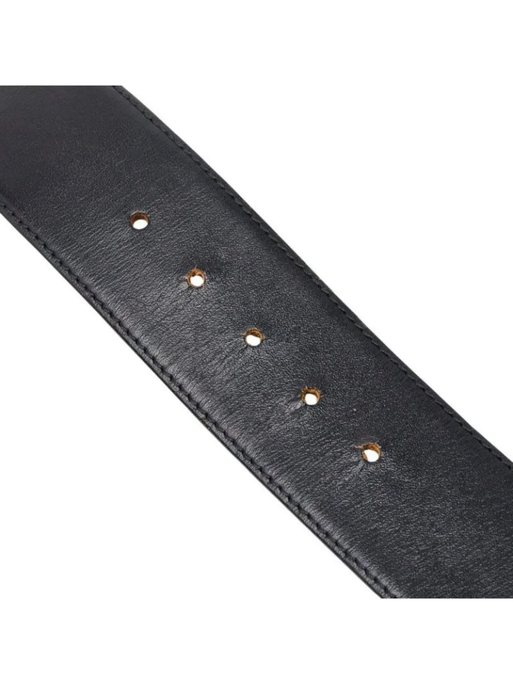 Celine Vintage Horse Carriage Belt 75 Black Leather - Picture 7 of 10